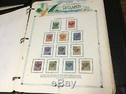 Ireland Stamp Collection in Albums! Estate Sale Find! Must See! 100+ Pics