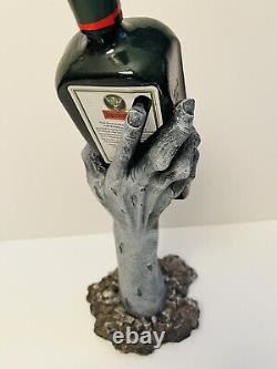 Jagermeister 3D Graveyard Zombie Hand Holding Bottle Bar -A MUST SEE