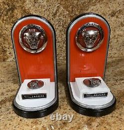 Jaguar Set of Bookends Custom Made Great Gift MUST SEE