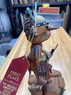 Kachina Katsina Doll by Norman Cuch 1991 Award Winner Must See Estate Fresh