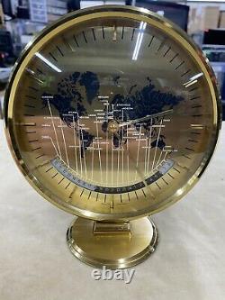 Kienzle Quartz Vintage German Mid Century World Clock RARE Working Must See