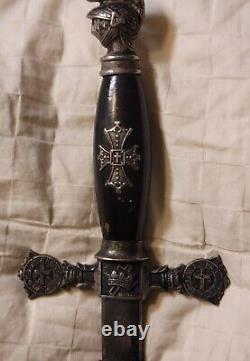 Knights Templar Masonic Sword McLilley & Co. Columbus, OH Must See