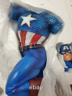 Kotobukiya Captain America Fine Art Statue Avengers New! Must See