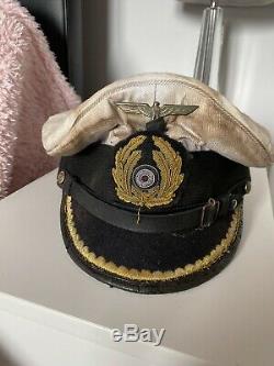 Kriegsmarine U Boat Captains Cap WW 2 Museum Quality Reproduction MUST SEE