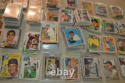 LARGE 1950's EARLY 1960's BASEBALL CARD COLLECTION! 881 CARDS MUST SEE