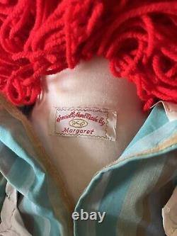 LARGE 35' Raggedy Ann & Andy Dolls Soft Body HOMEMADE VERY NICE MUST SEE