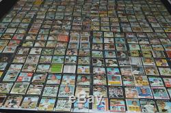LARGE EARLY 1970s BASEBALL & FOOTBALL CARD COLLECTION! 405 TOTAL! MUST SEE