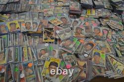 LARGE VINTAGE BASEBALL CARD COLLECTION FROM 1950's-1972! MUST SEE