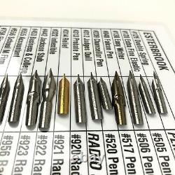 LOT of 50 Esterbrook Dip Pen NIbs RARE & Collectible Sampler Set MUST SEE