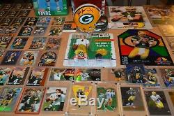 Large Brett Favre Football Card & Memorabilia Collection! Must See