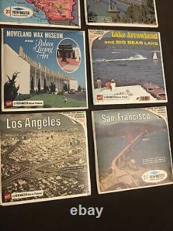 Large Collection Lot of 16 California View Master Reel Sets Must See
