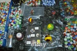 Large Vintage Marble Collection! Over 500 Marbles! Must See