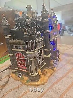 Lemax Spooky Town Dr. Stretch N. Pull's Torture Factory LED ENHANCED -MUST SEE