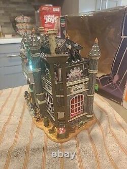 Lemax Spooky Town Dr. Stretch N. Pull's Torture Factory LED ENHANCED -MUST SEE