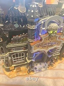 Lemax Spooky Town Dr. Stretch N. Pull's Torture Factory LED ENHANCED -MUST SEE