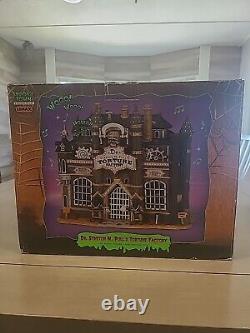 Lemax Spooky Town Dr. Stretch N. Pull's Torture Factory LED ENHANCED -MUST SEE