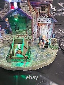 Lemax Spooky Town Haunted Windmill # 85667 Brand New LED Enhanced Must See