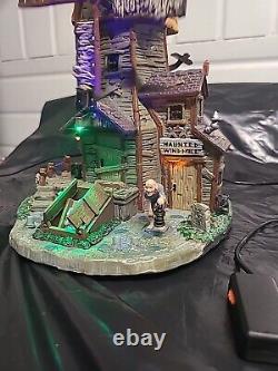 Lemax Spooky Town Haunted Windmill # 85667 Brand New LED Enhanced Must See