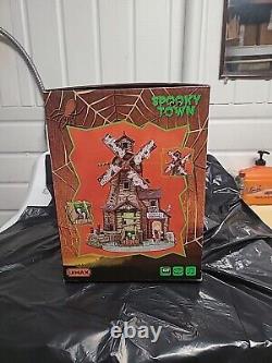 Lemax Spooky Town Haunted Windmill # 85667 Brand New LED Enhanced Must See