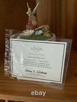 Lenox Disney Pixie Sprinkle Trinket Box A MUST SEE GORGEOUS, ILLUMINATED