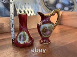 Limoges France Red China Collection, AL, D. ULMET. Must See To Appreciate