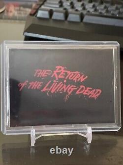 Linnea Quigley Custom Card Auto Signed Return Of The Living Dead Trash Must See
