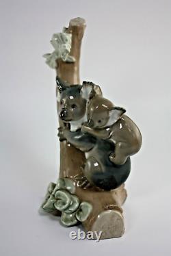 Lladro 5461 Koala Love Mother & Baby Cub Porcelain Figurine Must see