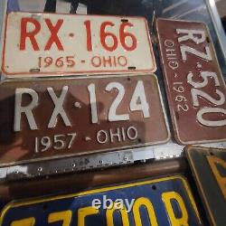 Lot Of 24 Vintage Ohio License Plates Must See Pics! Reseller Alerts