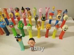 Lot Of 35 Vintage PEZ Candy Dispenser insane Collection Must See Withdisney Bin388