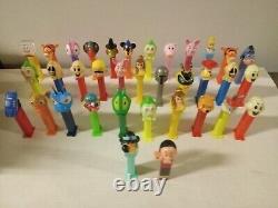 Lot Of 35 Vintage PEZ Candy Dispenser insane Collection Must See Withdisney Bin388