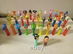 Lot Of 35 Vintage PEZ Candy Dispenser insane Collection Must See Withdisney Bin388