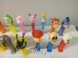 Lot Of 35 Vintage PEZ Candy Dispenser insane Collection Must See Withdisney Bin388