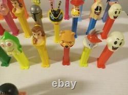 Lot Of 35 Vintage PEZ Candy Dispenser insane Collection Must See Withdisney Bin388