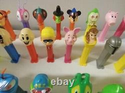 Lot Of 35 Vintage PEZ Candy Dispenser insane Collection Must See Withdisney Bin388