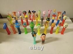 Lot Of 35 Vintage PEZ Candy Dispenser insane Collection Must See Withdisney Bin388