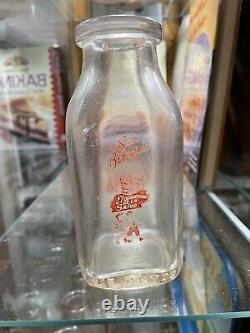 Lot Of 4 San Bernardo Cuban Milk Bottles Hard To Find In Any Condition Must See