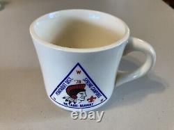 Lot Of 9 Vintage Vgc BSA Boy Scouts Coffee Cup Mugs 1970's To 1980 Must See