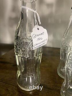 Lot Of Vintage Coca-Cola Bottles Must See Rare Collection Of Glass Bottles