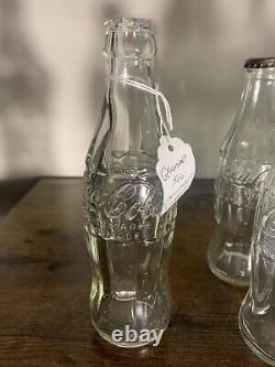 Lot Of Vintage Coca-Cola Bottles Must See Rare Collection Of Glass Bottles