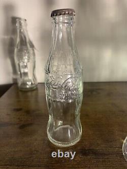 Lot Of Vintage Coca-Cola Bottles Must See Rare Collection Of Glass Bottles