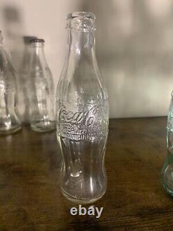 Lot Of Vintage Coca-Cola Bottles Must See Rare Collection Of Glass Bottles