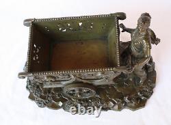 MAGNIFICENT 19 TH c FRENCH BRONZE CENTER PIECE, MUST SEE