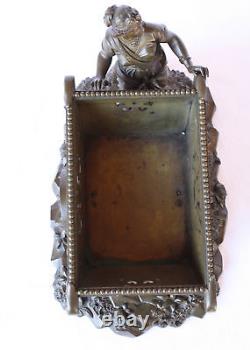 MAGNIFICENT 19 TH c FRENCH BRONZE CENTER PIECE, MUST SEE