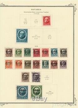 MD Germany STATES Collection on 35 pictures must see 100s stamps