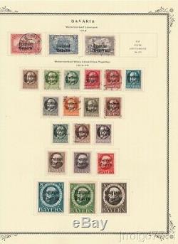 MD Germany STATES Collection on 35 pictures must see 100s stamps