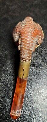 MEERSCHAUM PIPE Eagle Claw and Egg Antique must see open to offers plz see desc