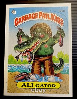 MUST SEE? 1986 Garbage Pail Kids #100a Ali Gator - Series 3 OS3 Vintage