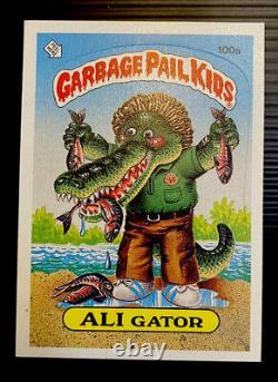 MUST SEE? 1986 Garbage Pail Kids #100a Ali Gator - Series 3 OS3 Vintage
