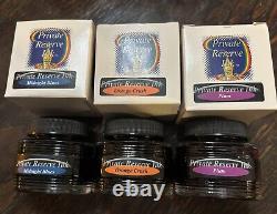 MUST SEE Lot Of Private Reserve Ink (9 Bottles) 7 Colors