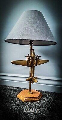 MUST SEE? Ww2 trench art Bomber Lamp Art Deco RAF ARMY BRITISH